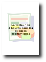 Le tableur en 4h (Sc. Eco)