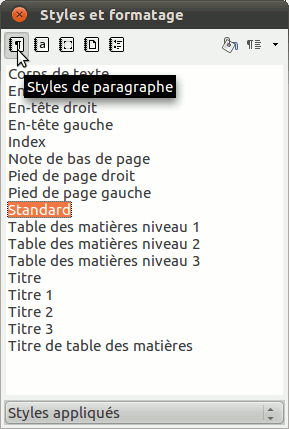 Styles et formatage