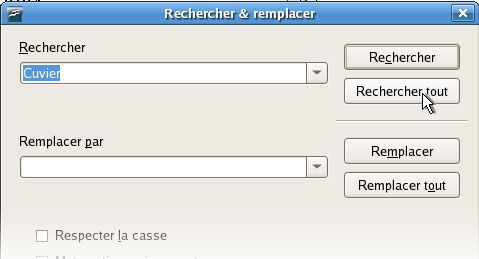 Rechercher tout